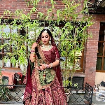 Bridal makeup work